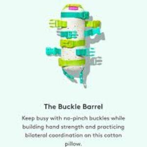 Lovevery “Buckle Barrel” from The Companion Play Kit